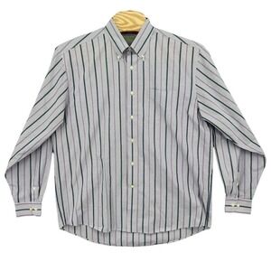 Cooper Jones 2XLT Lavender Striped Long Sleeve Button Down Men's‎ Shirt